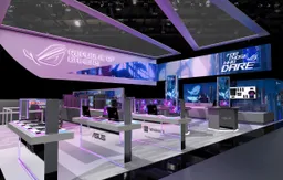 30x50 Island booth design by Reaction Space